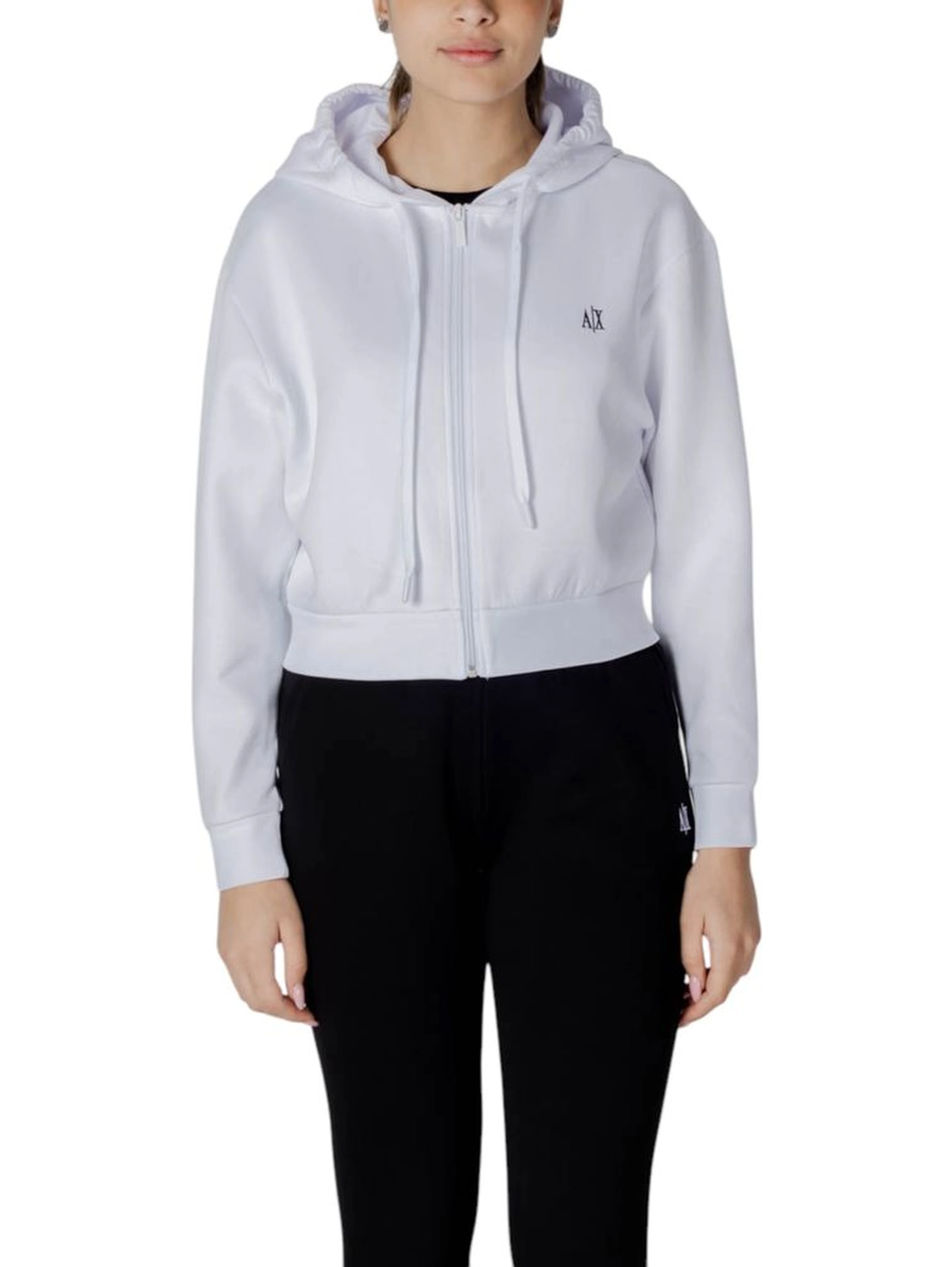 White Cotton Hoodie