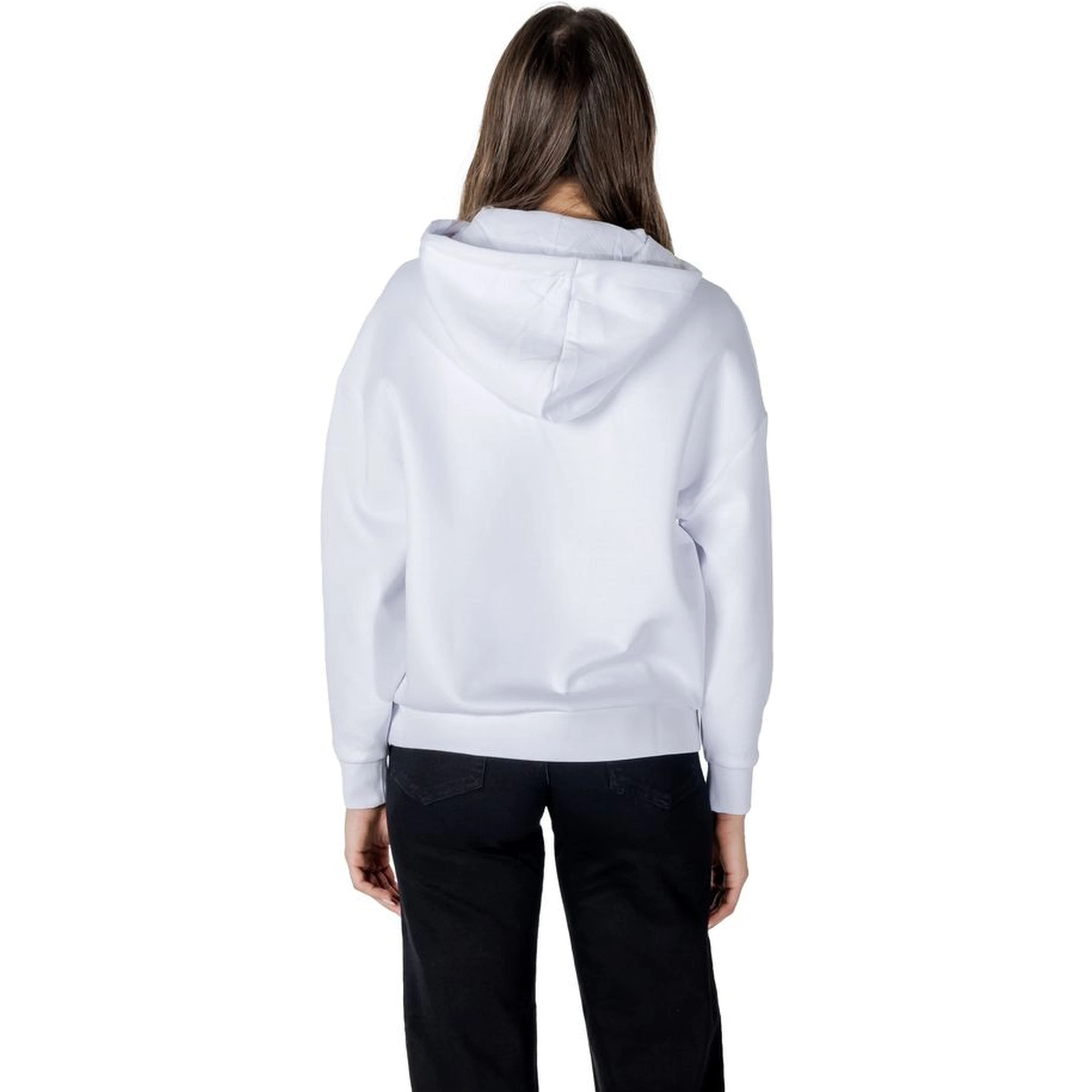 White Cotton Hoodie
