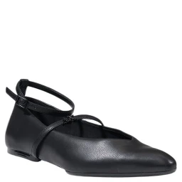Black Polyester Platform Pumps