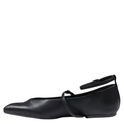 Black Polyester Platform Pumps