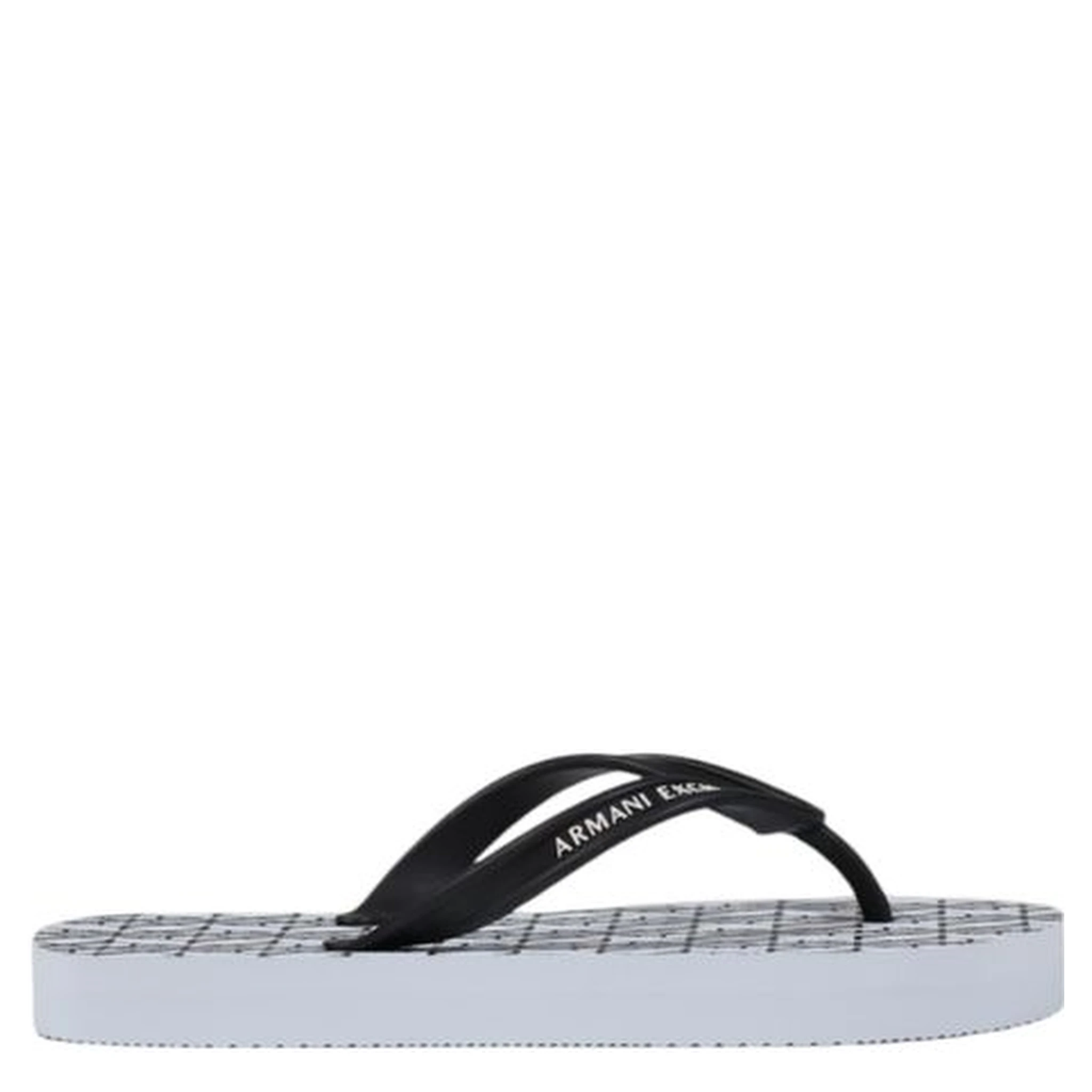 White Rubber Flip-Flop Sandals