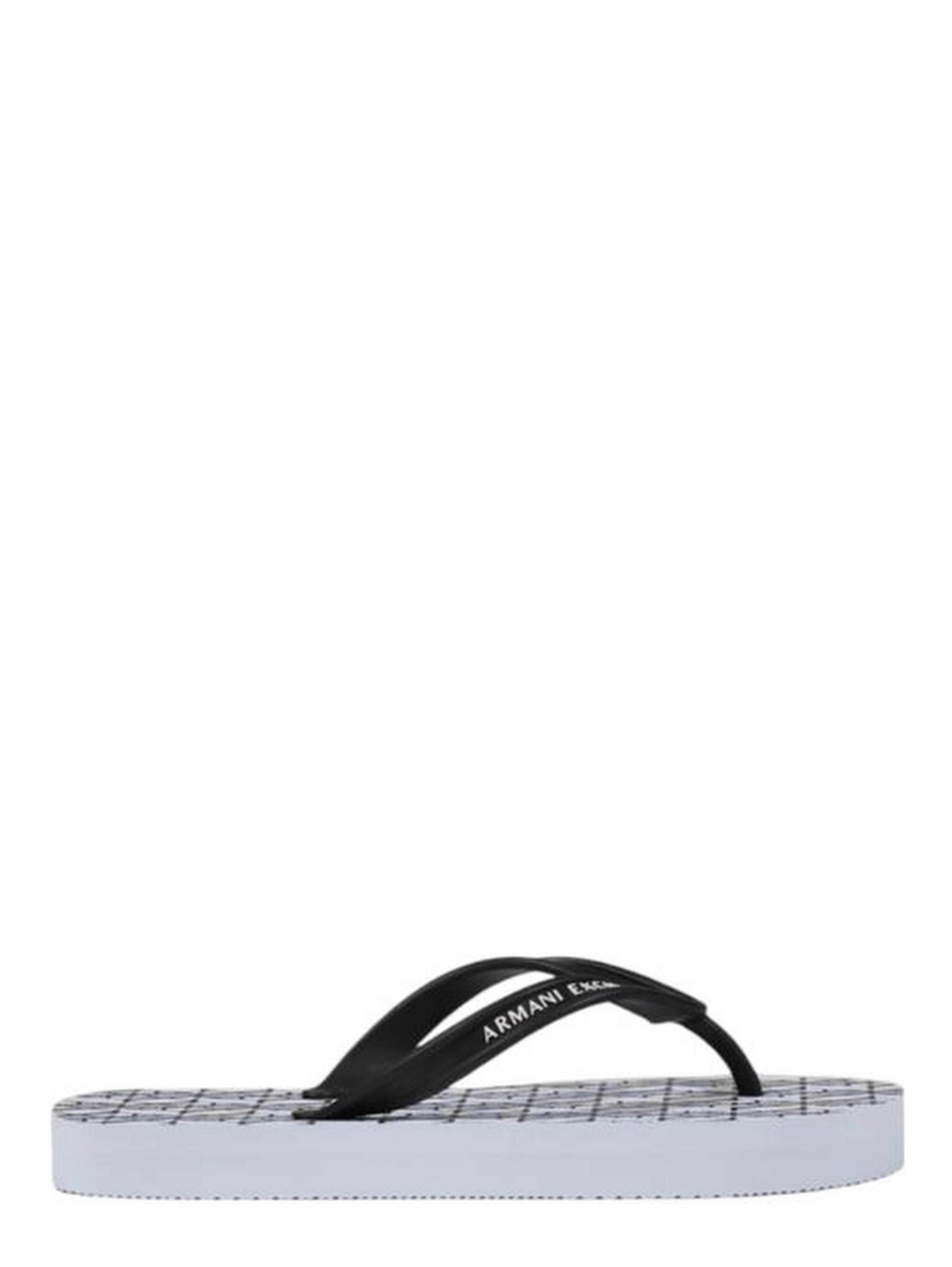 White Rubber Flip-Flop Sandals