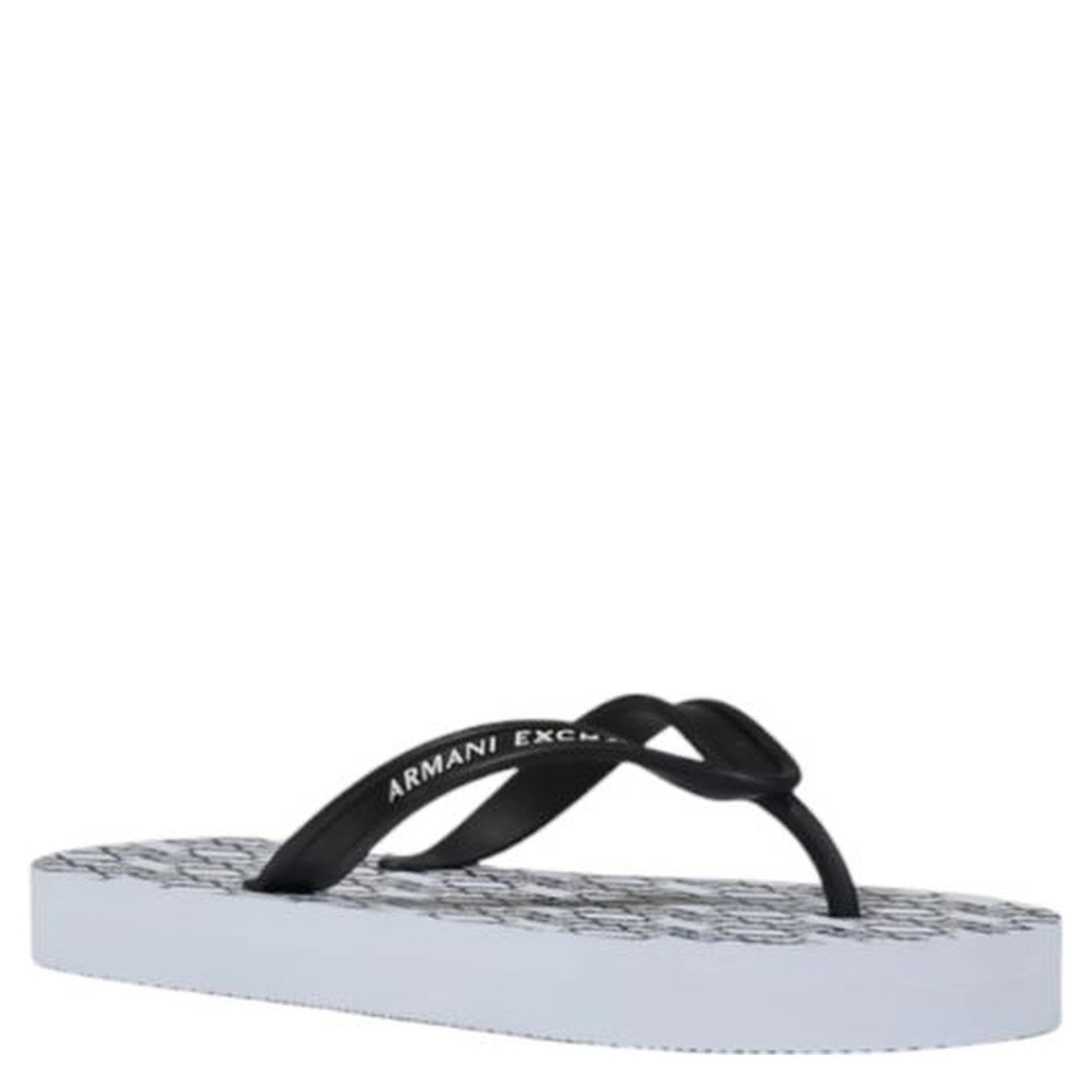 White Rubber Flip-Flop Sandals