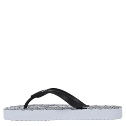 White Rubber Flip-Flop Sandals