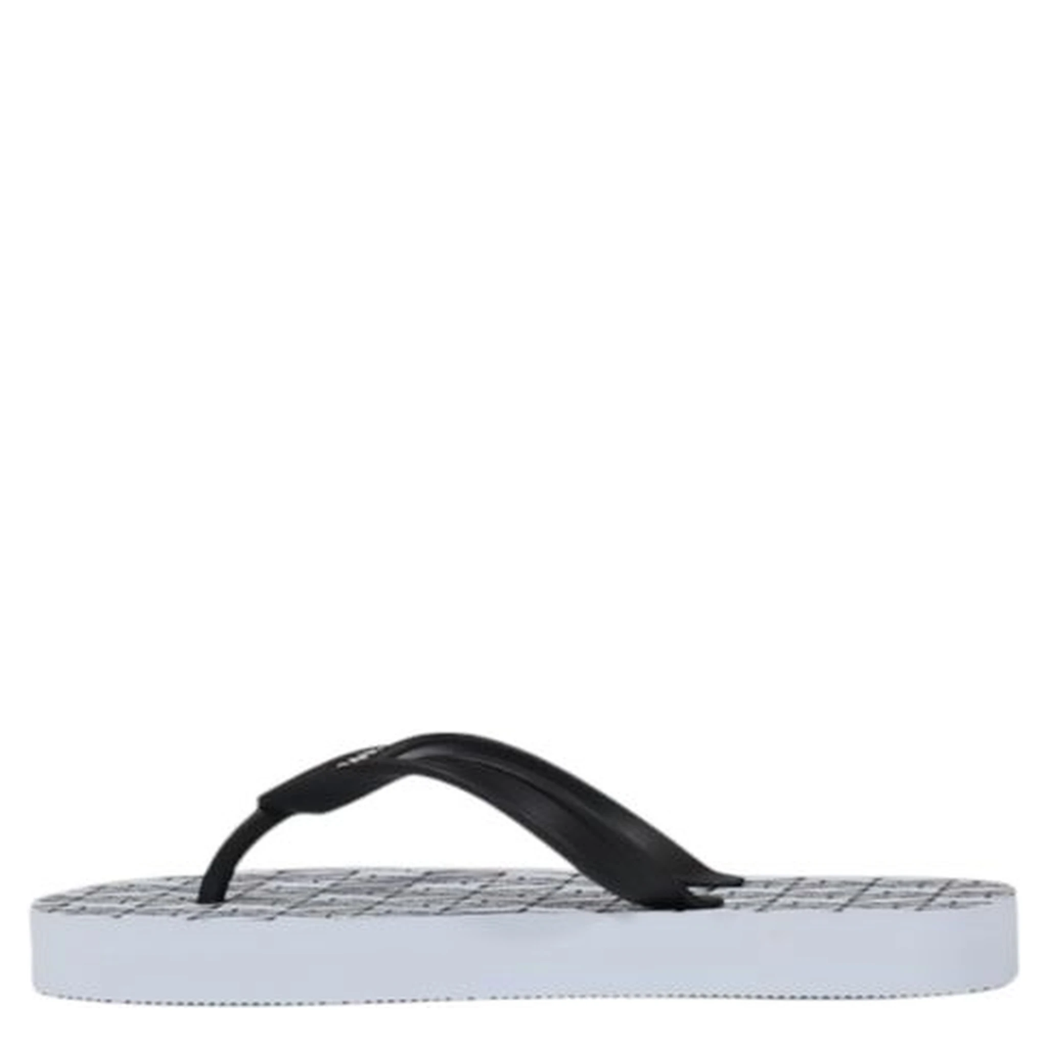 White Rubber Flip-Flop Sandals
