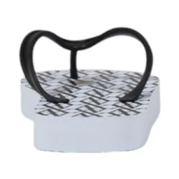 White Rubber Flip-Flop Sandals