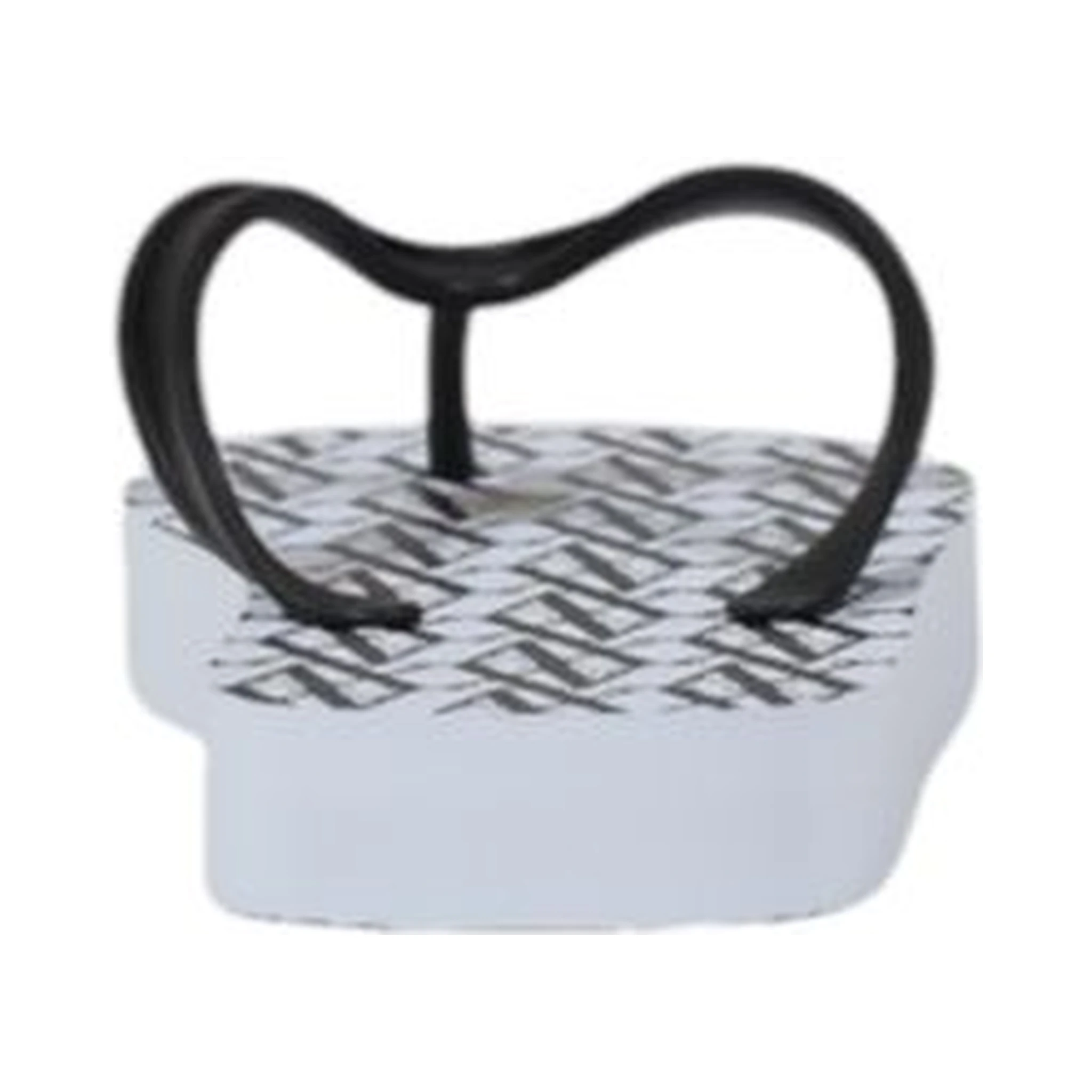 White Rubber Flip-Flop Sandals