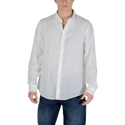 White Linen Dress Shirt