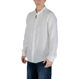 White Linen Dress Shirt