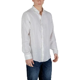 White Linen Dress Shirt