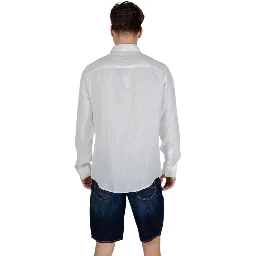 White Linen Dress Shirt