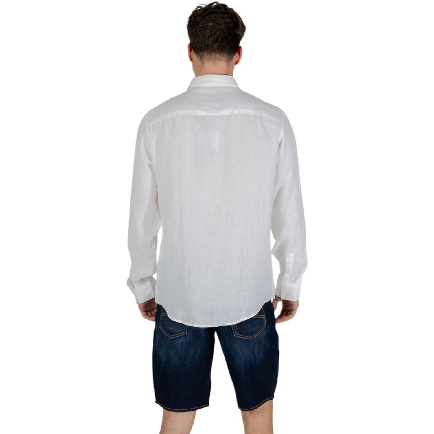 White Linen Dress Shirt