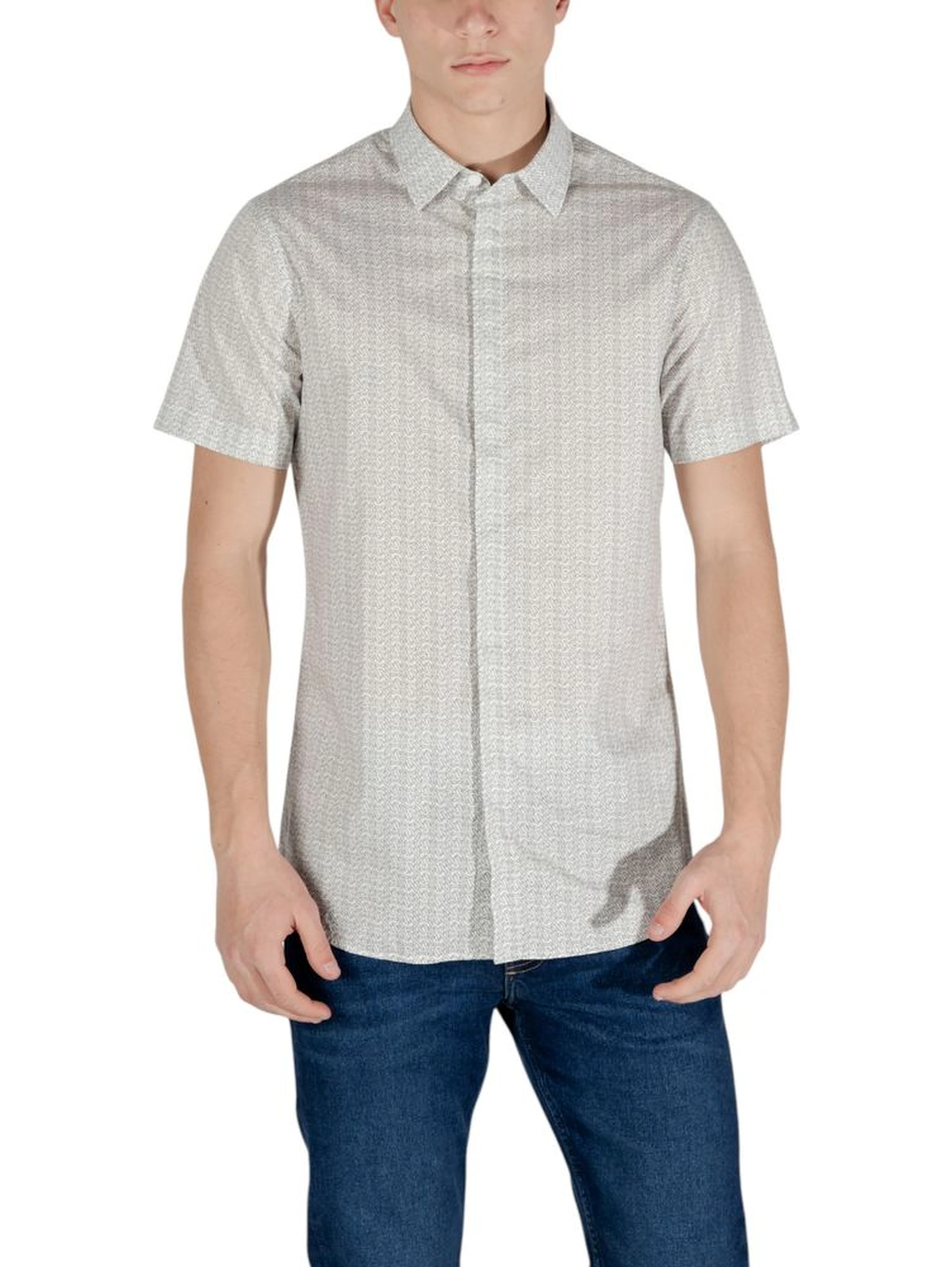 Cream Cotton Shortsleeve Shirt