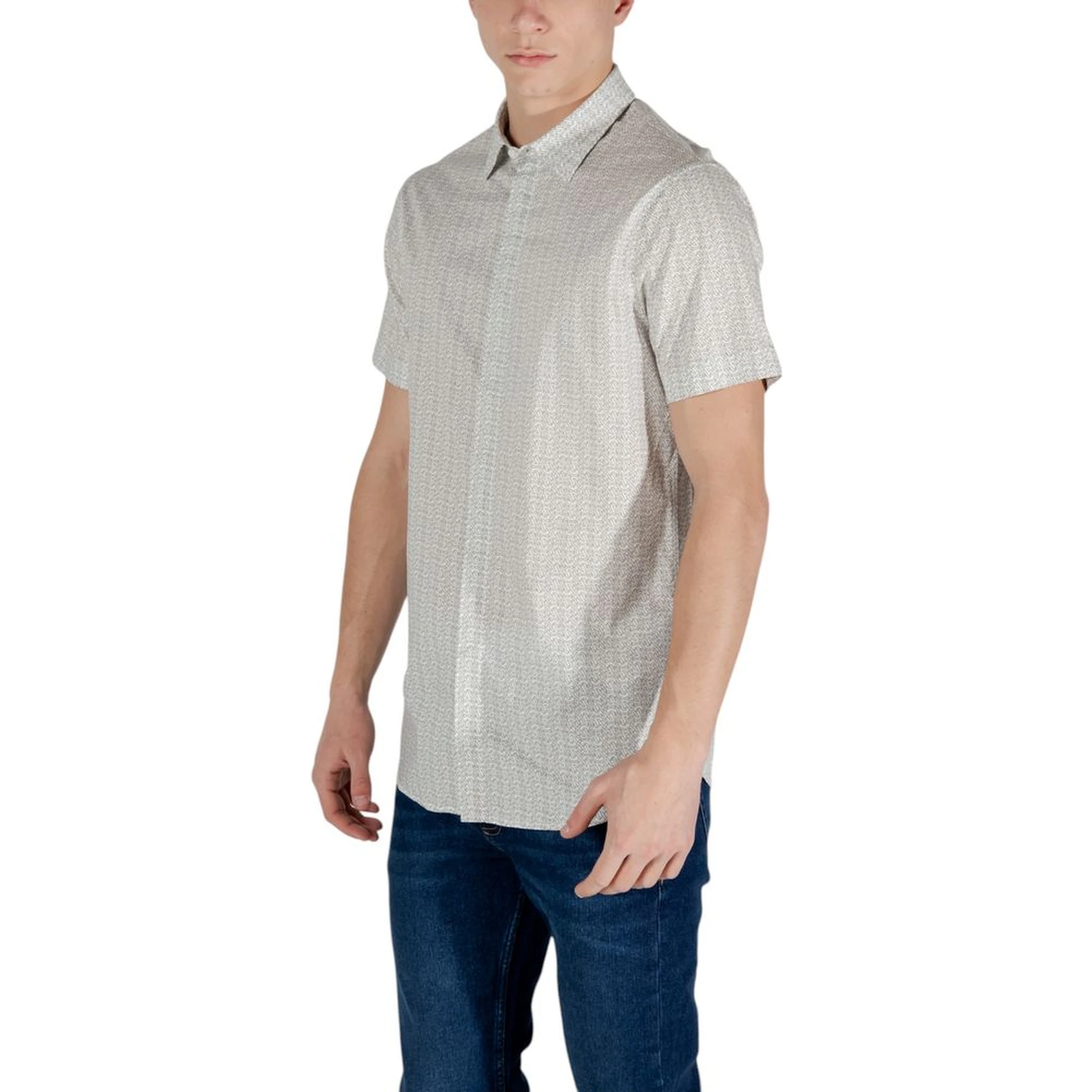 Cream Cotton Shortsleeve Shirt