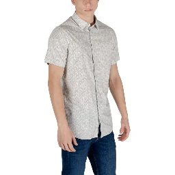 Cream Cotton Shortsleeve Shirt