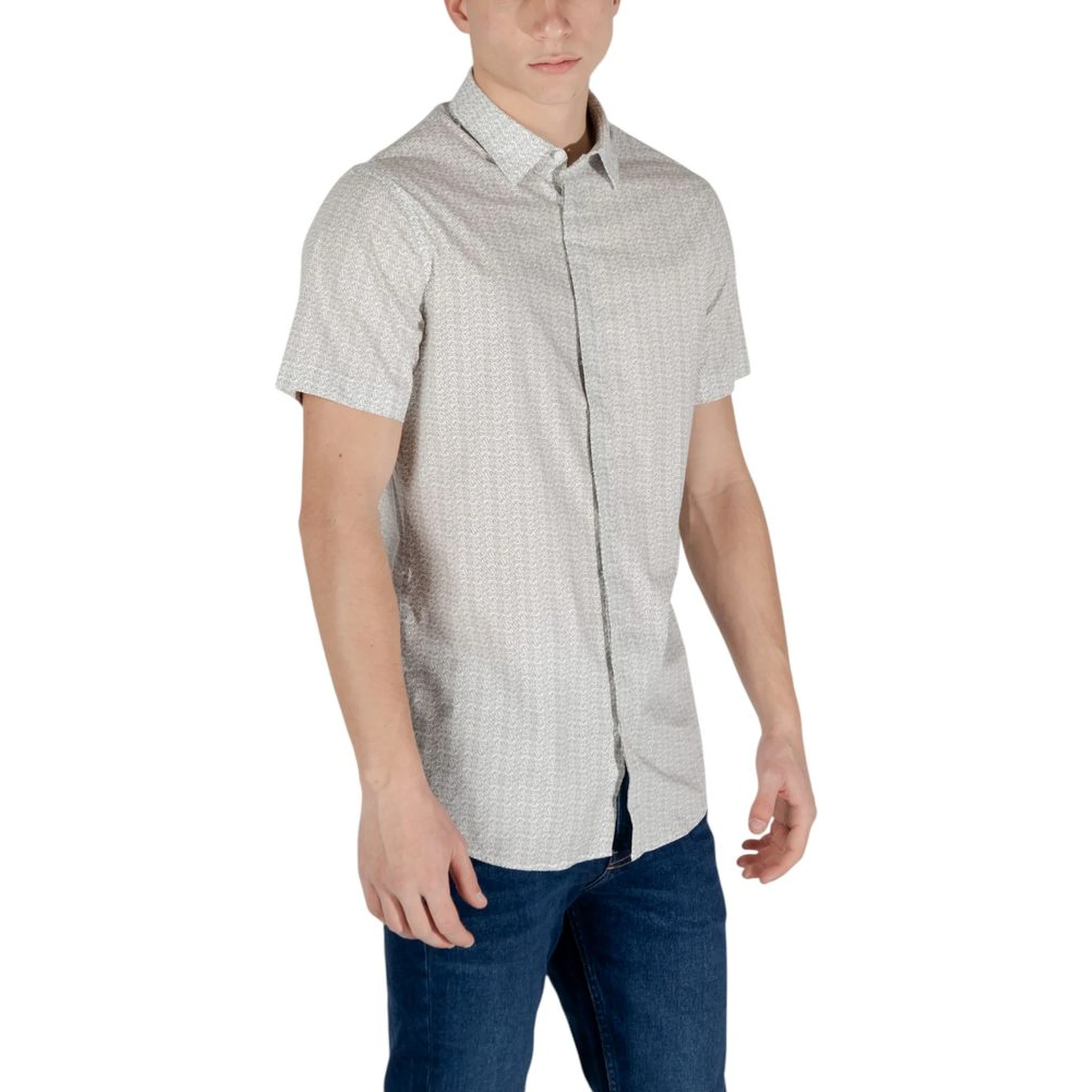 Cream Cotton Shortsleeve Shirt