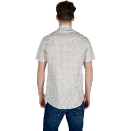 Cream Cotton Shortsleeve Shirt