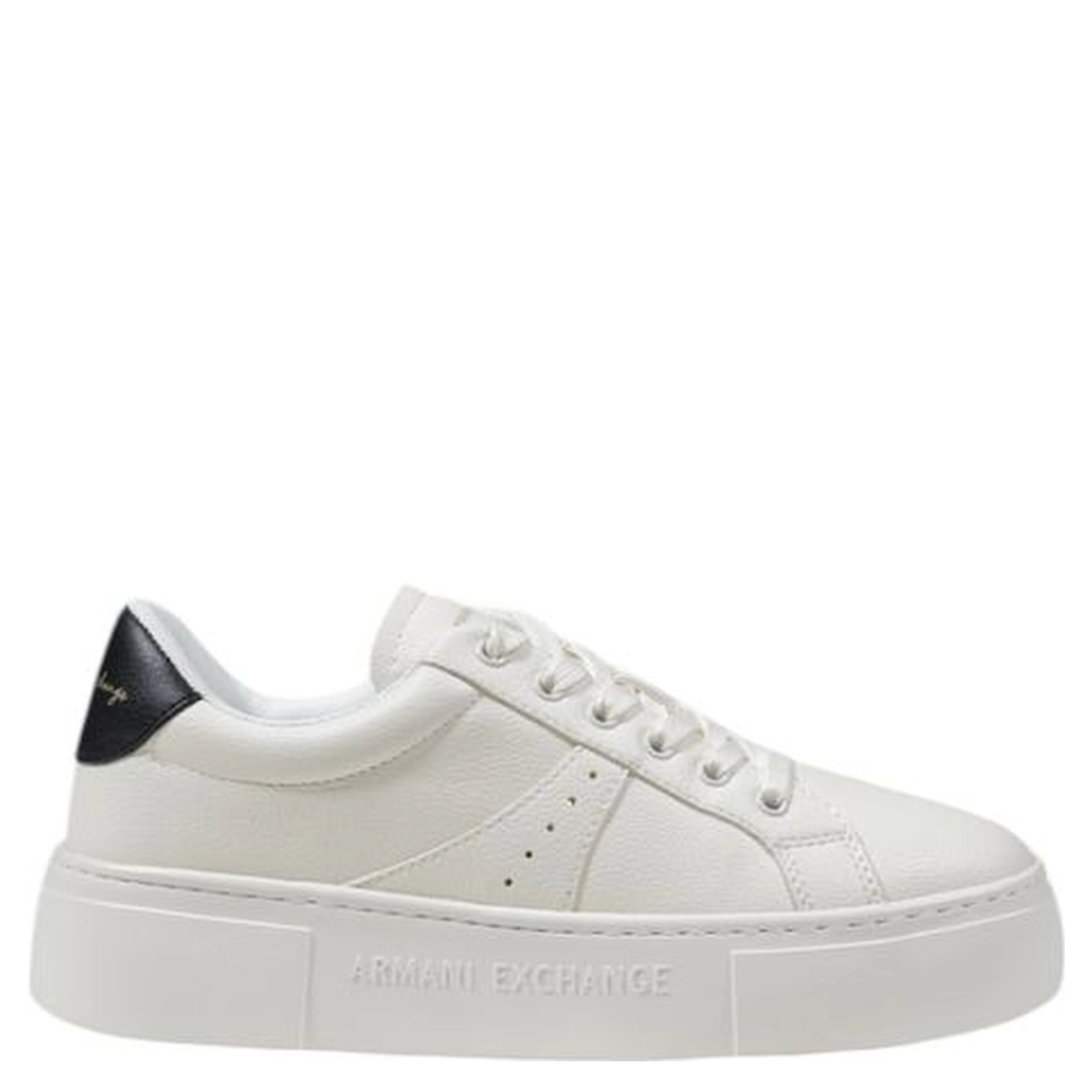 Black Polyester Chunky Sneakers
