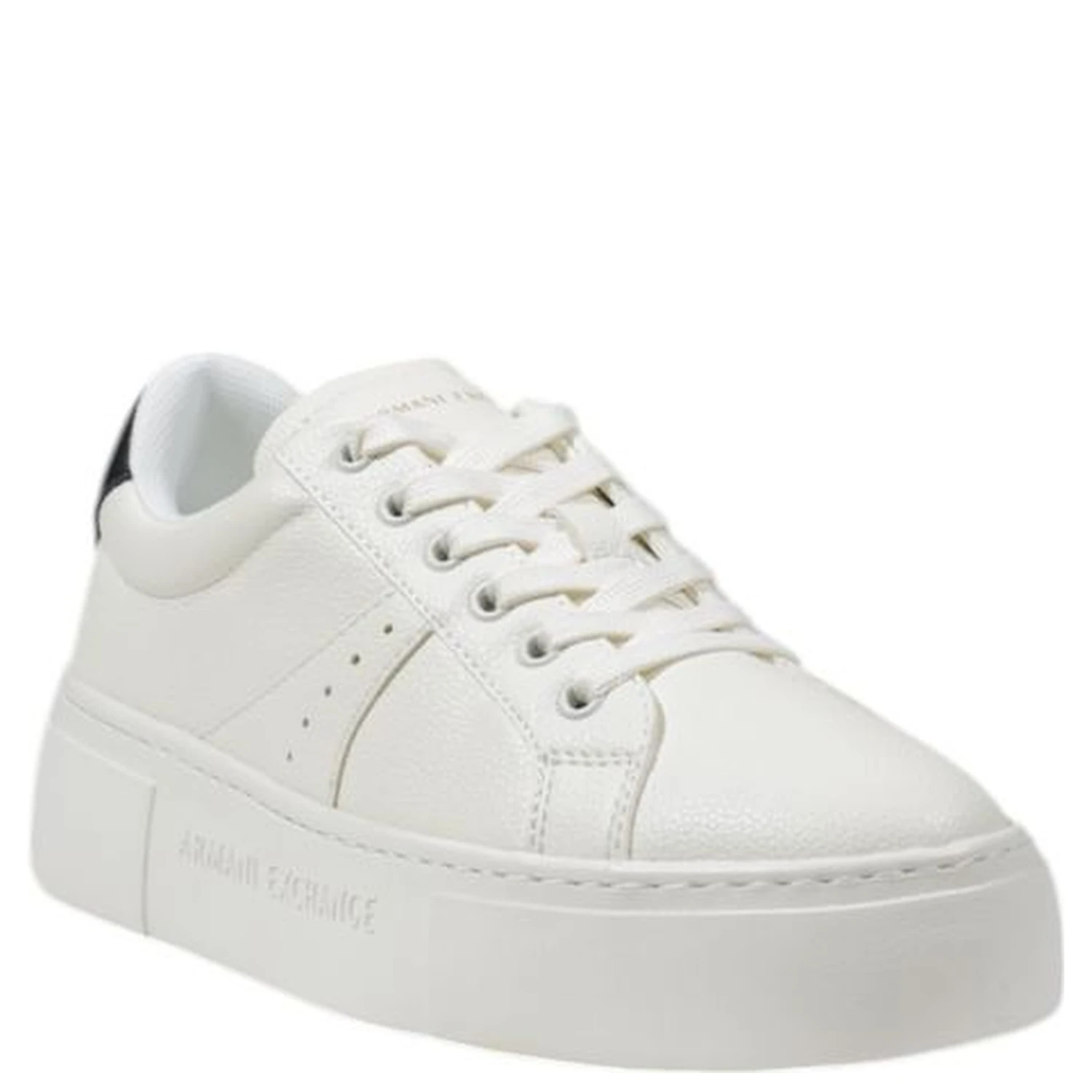 Black Polyester Chunky Sneakers