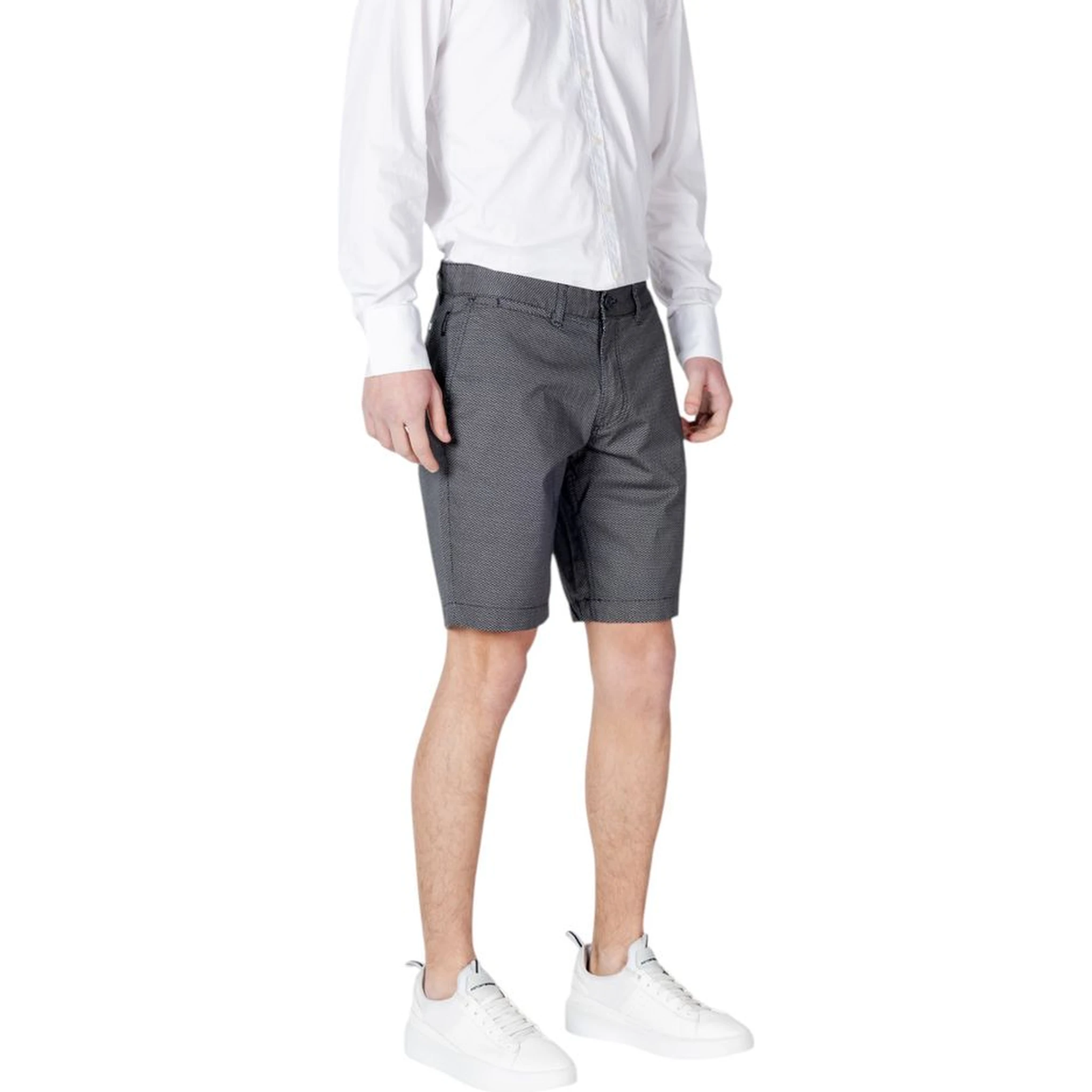 Blue Cotton Shorts