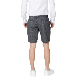 Blue Cotton Shorts