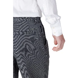 Blue Cotton Shorts