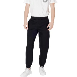 Black Cotton Joggers (Workout Pants)