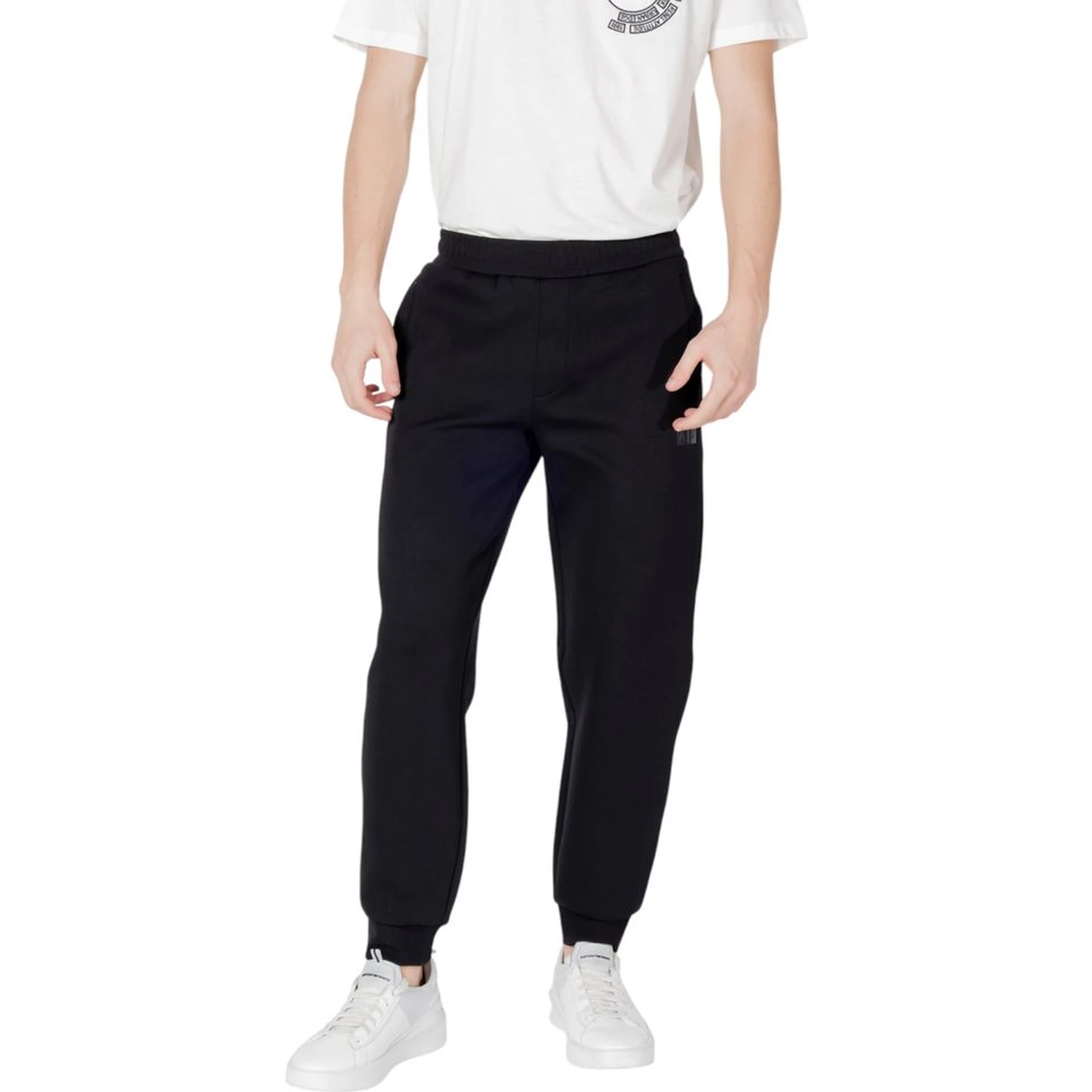 Black Cotton Joggers (Workout Pants)