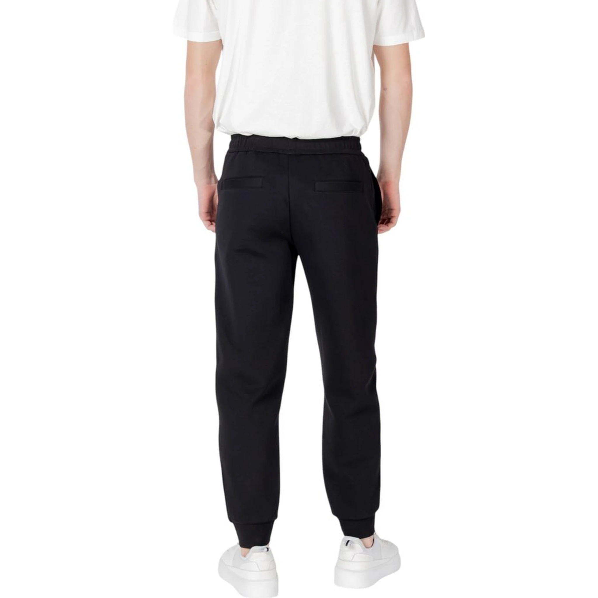 Black Cotton Joggers (Workout Pants)