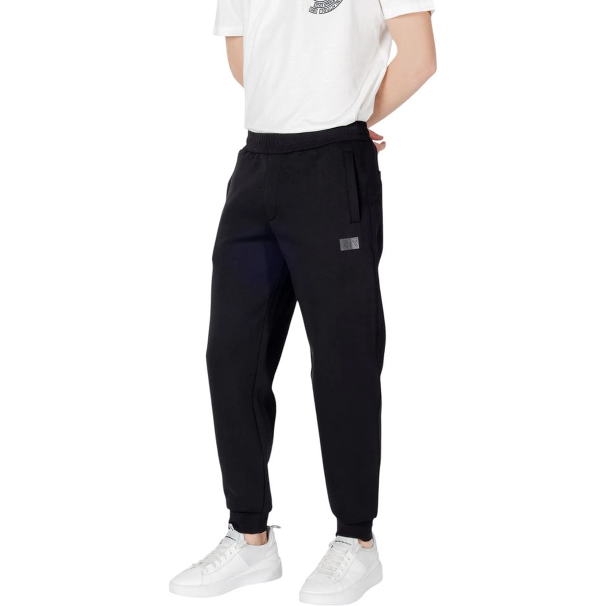 Black Cotton Joggers (Workout Pants)