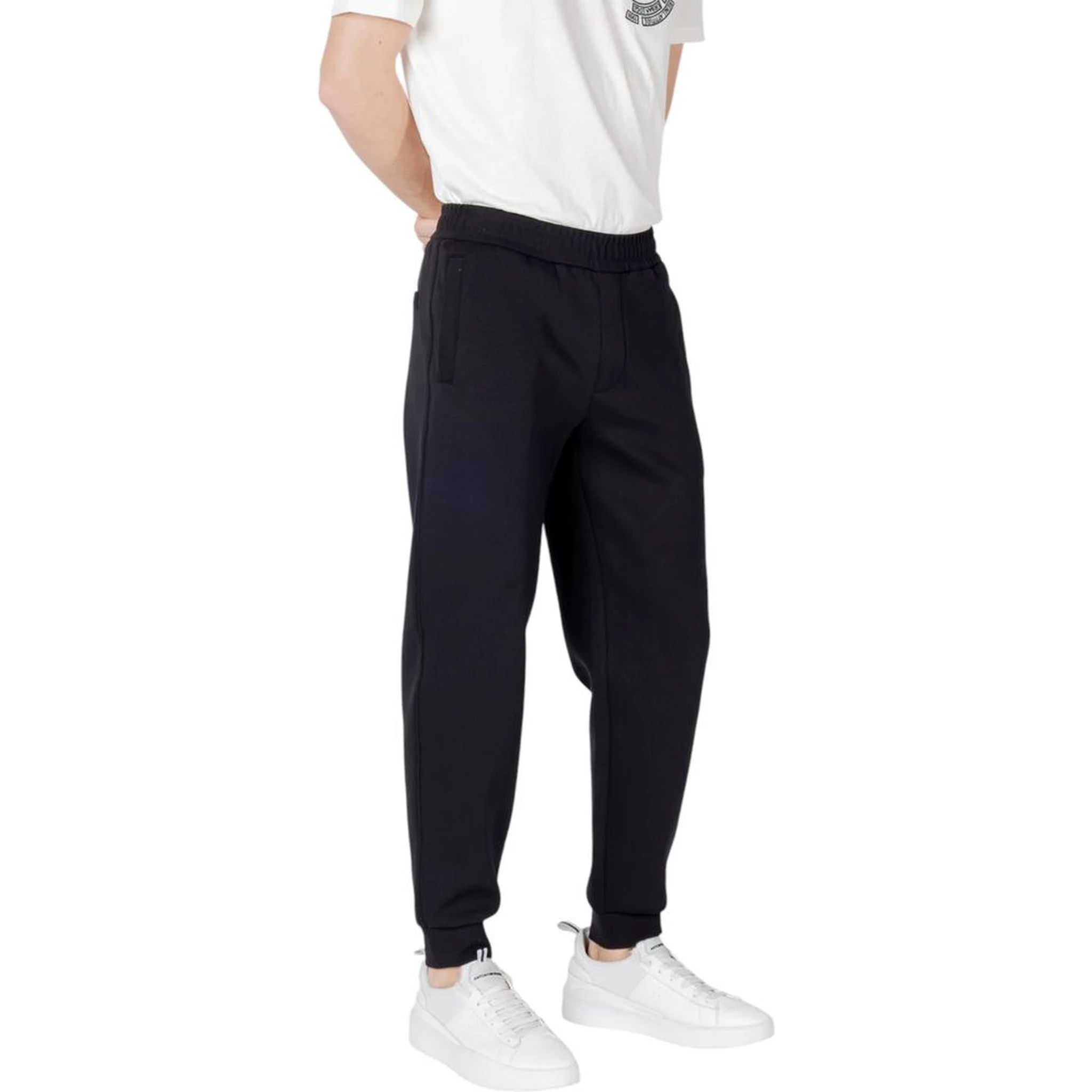 Black Cotton Joggers (Workout Pants)