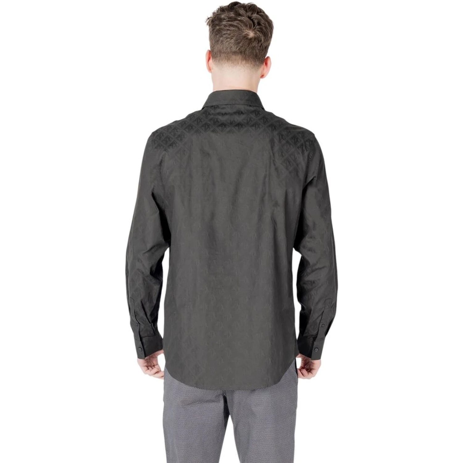 Black Cotton Dress Shirt