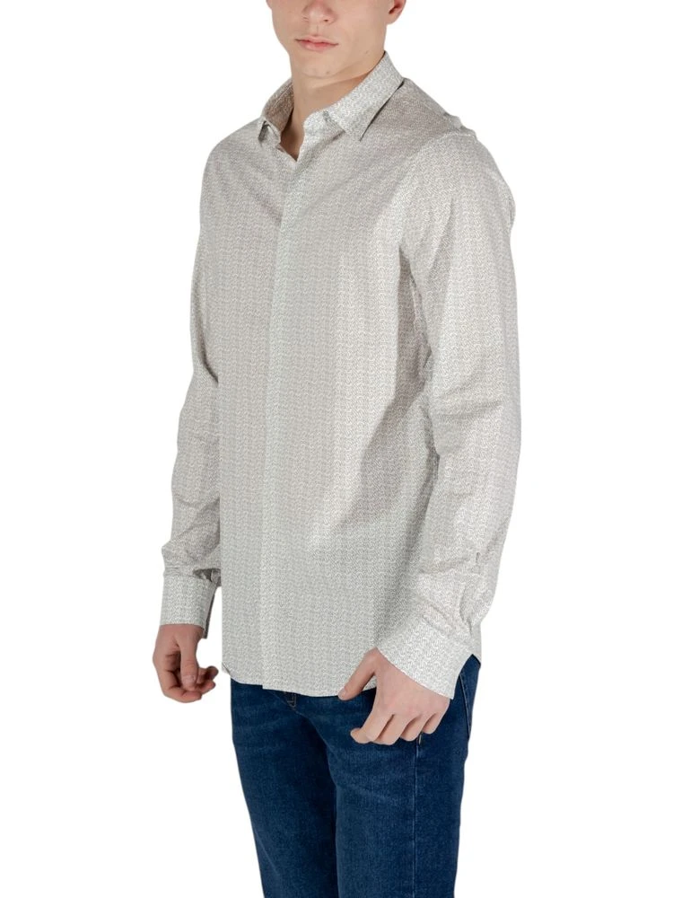 Cream Cotton Pattern Shirt alternative