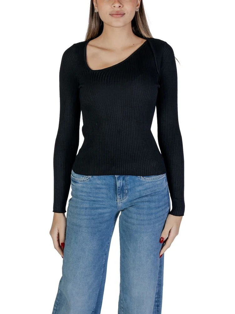 Black Viscose Sweatshirt