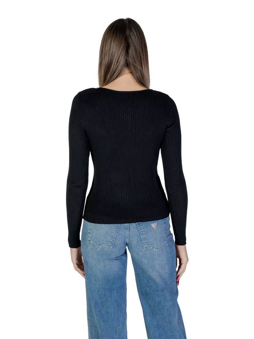 Black Viscose Sweatshirt
