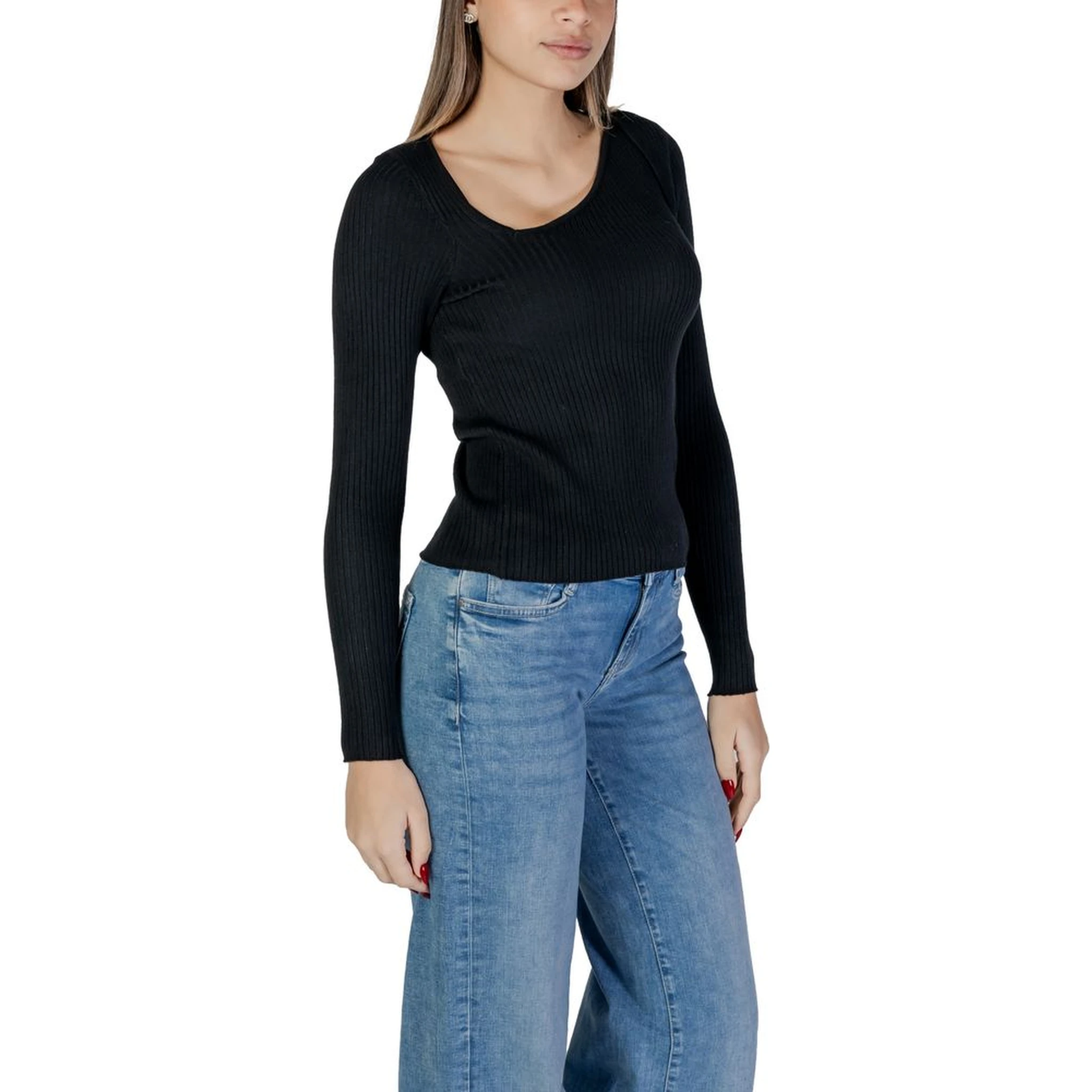 Black Viscose Sweatshirt