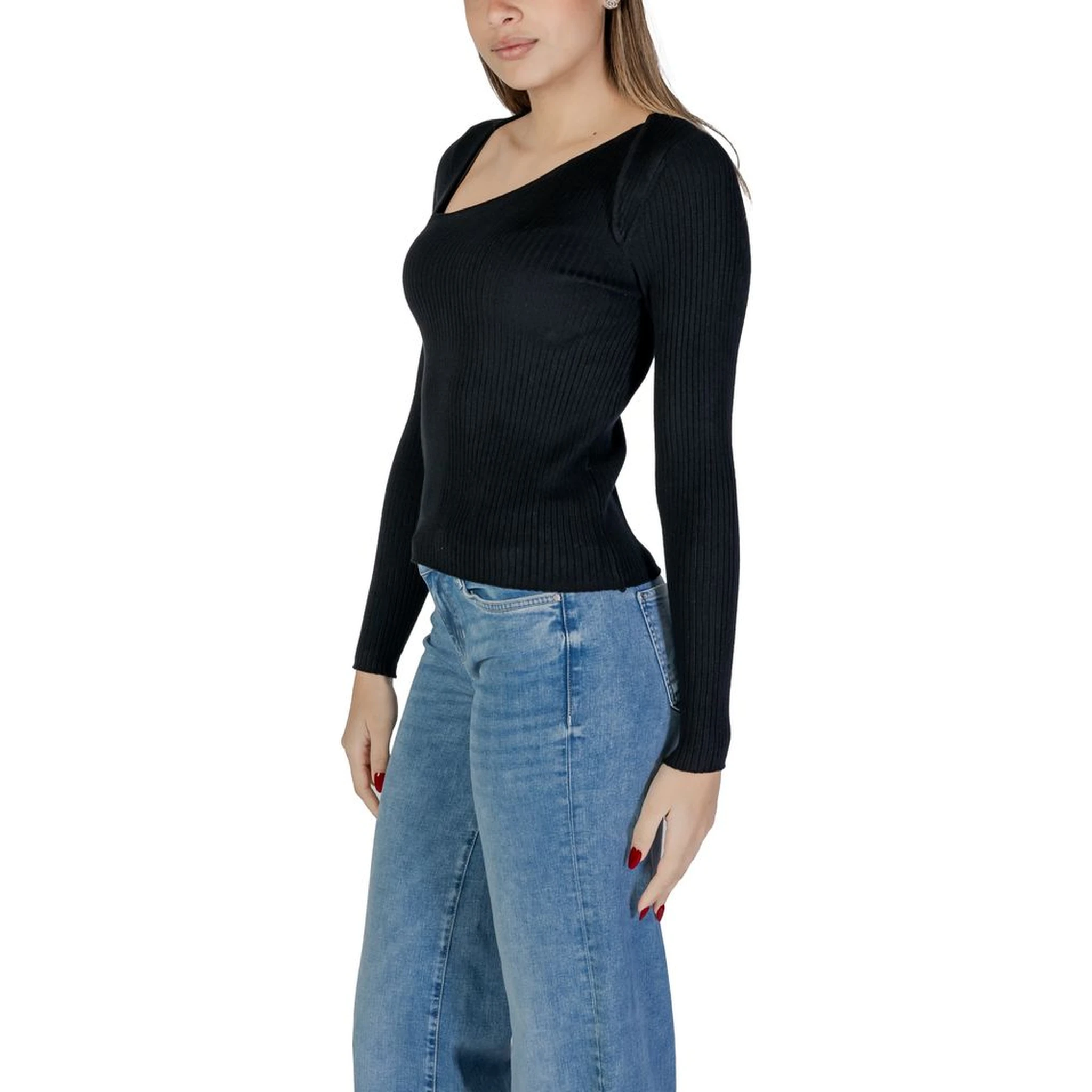 Black Viscose Sweatshirt