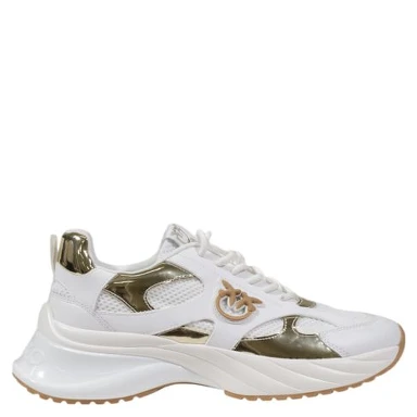 White Leather Chunky Sneakers