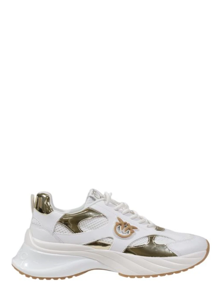 White Leather Chunky Sneakers