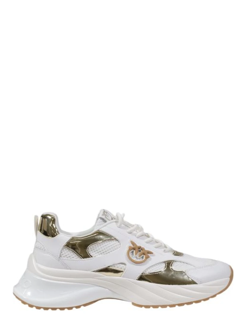 White Leather Chunky Sneakers