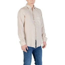 Beige Linen Shirt