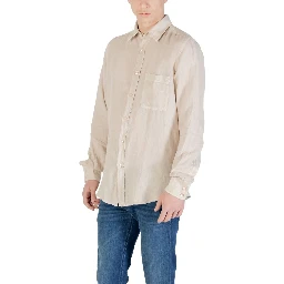 Beige Linen Shirt