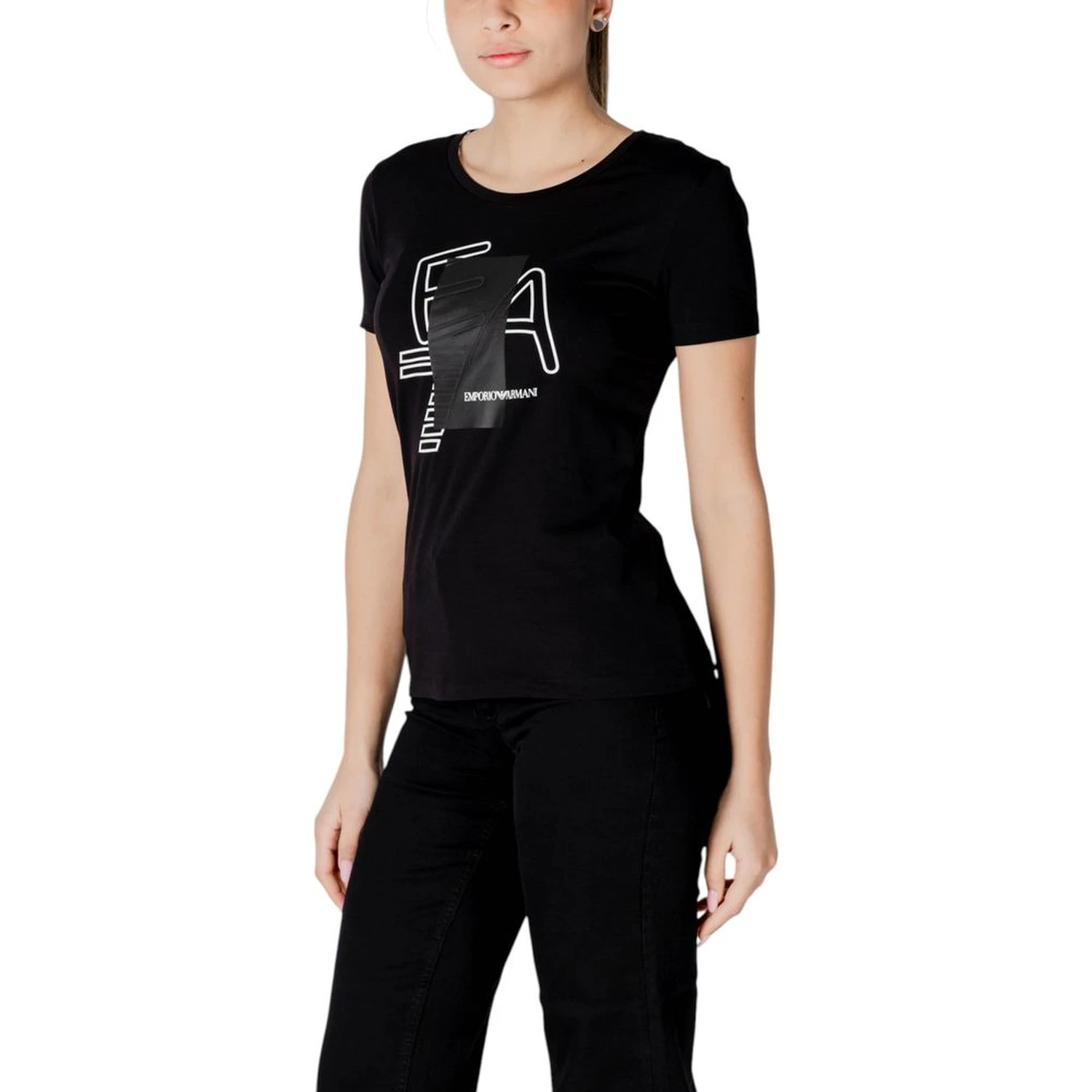 Black Cotton T-Shirt