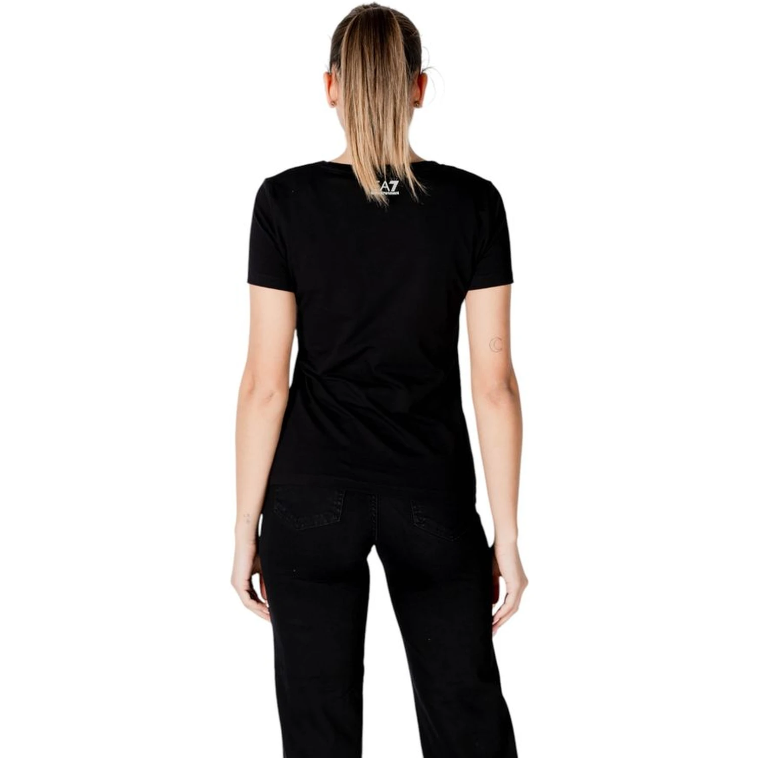 Black Cotton T-Shirt