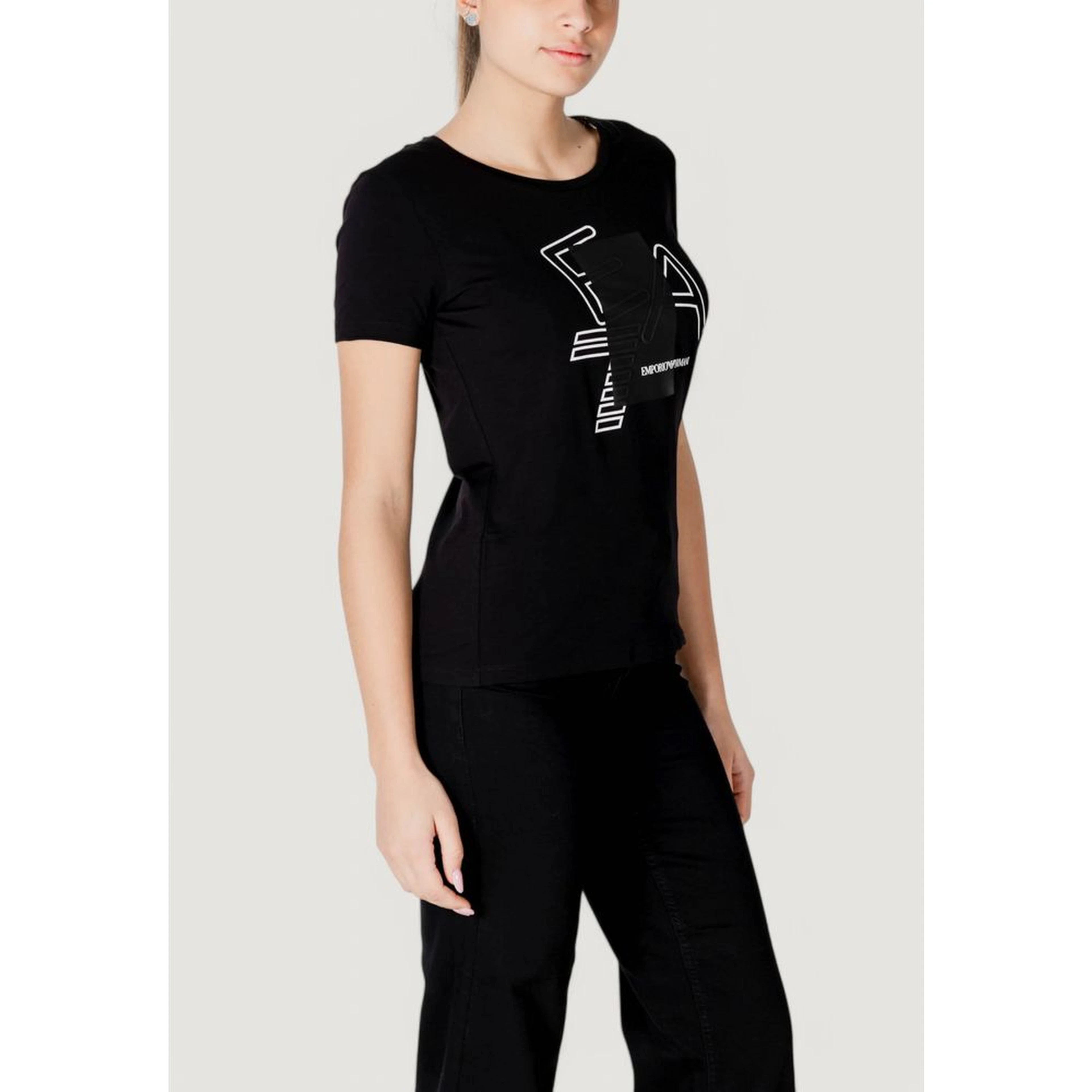 Black Cotton T-Shirt