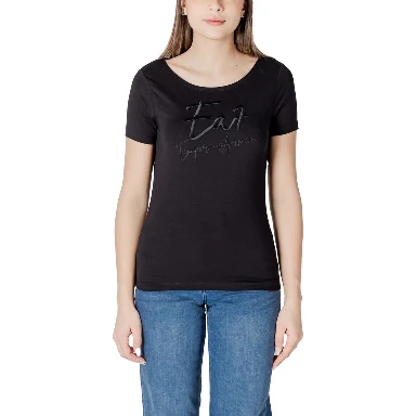 Black Cotton T-Shirt