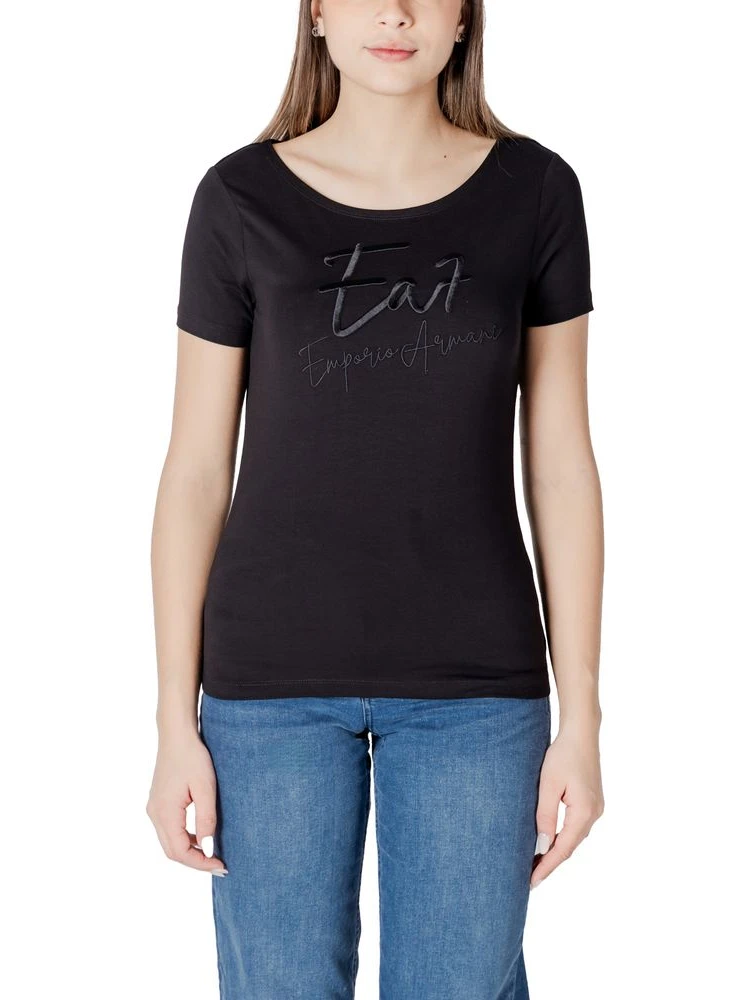 Black Cotton T-Shirt