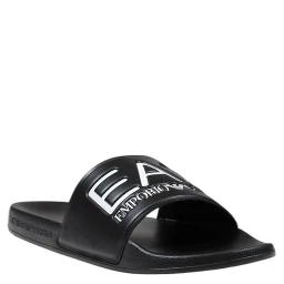 Black And White Pvc Slippers