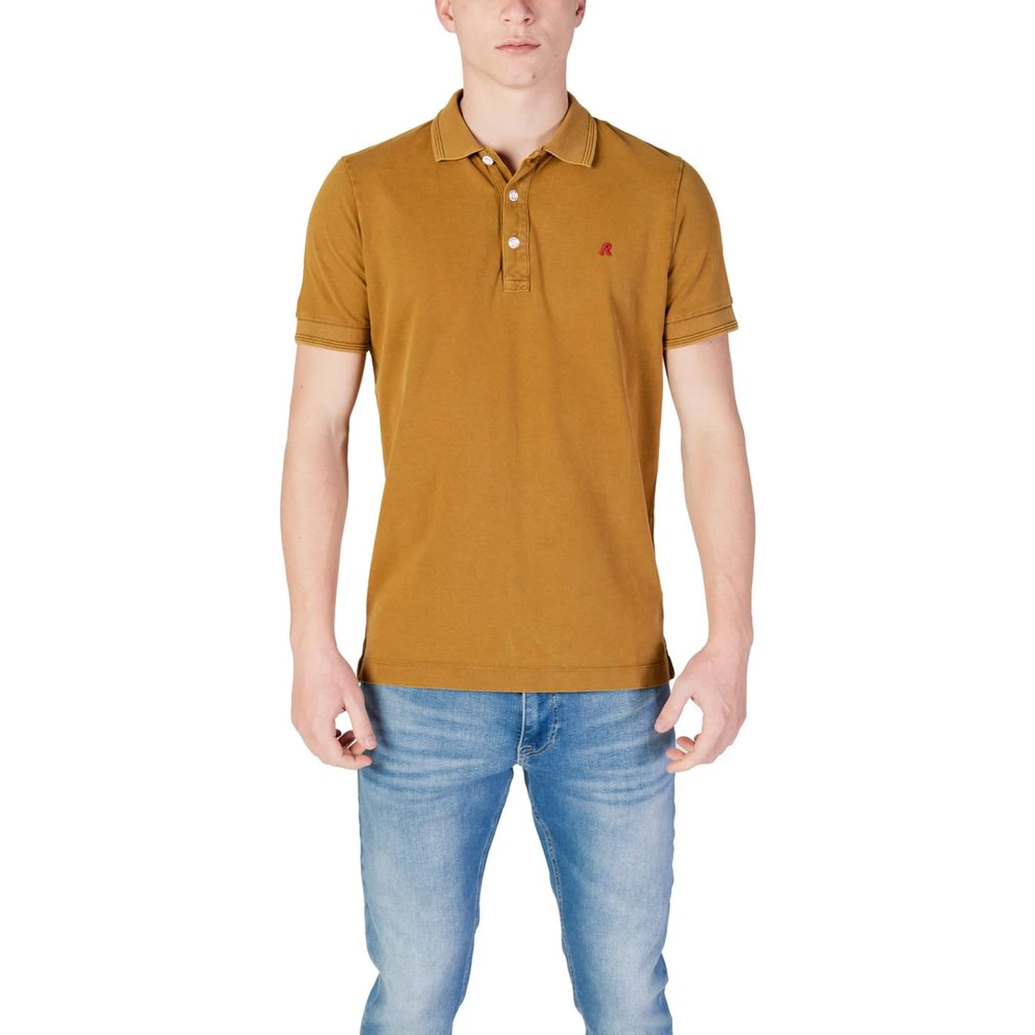 Bronze Cotton Polo Shirt