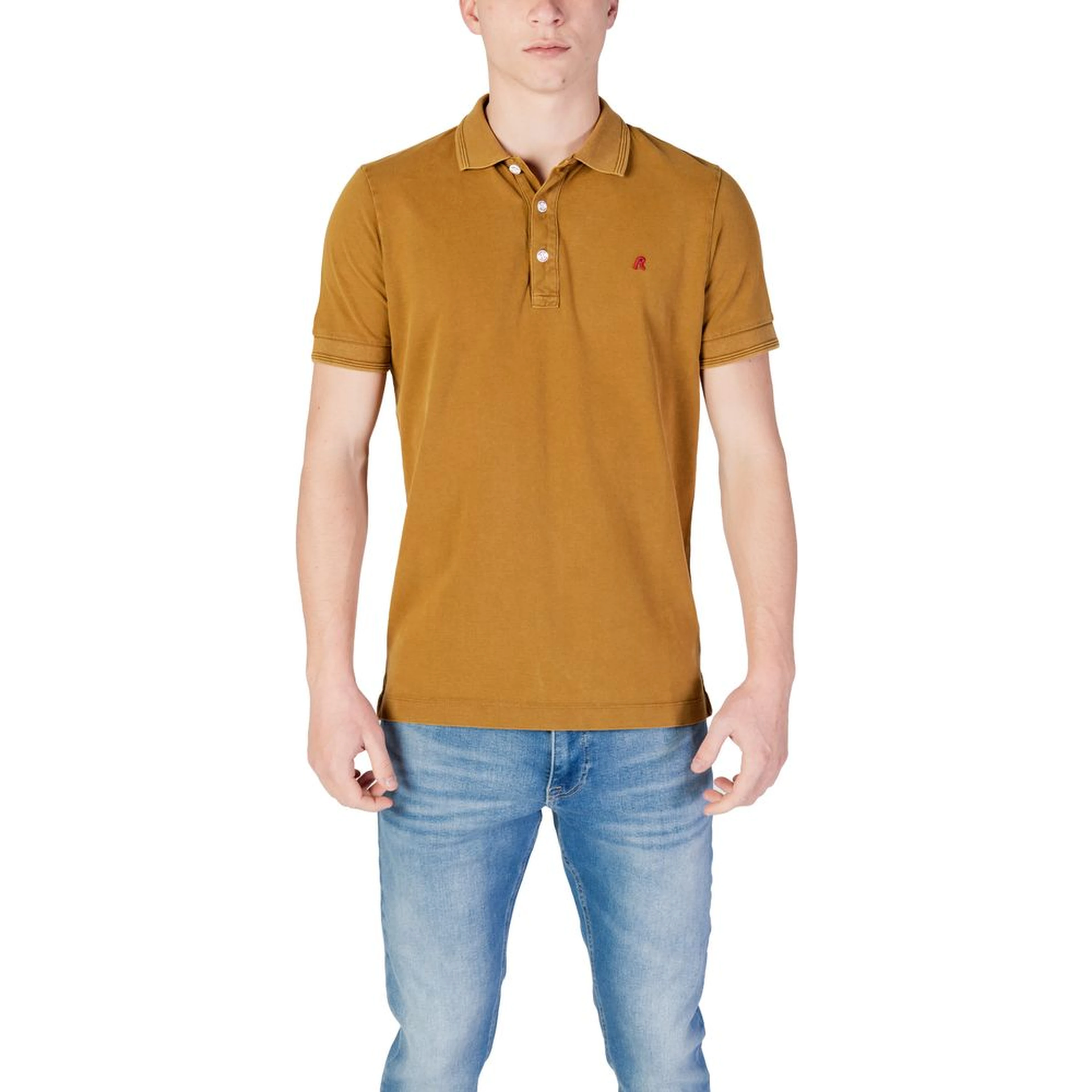 Bronze Cotton Polo Shirt